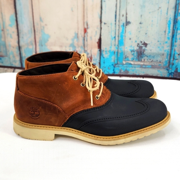 Timberland Stormbuck Waterproof Glazed TecTuff Leather Duck Boots - Picture 1 of 7